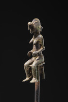 Staff "tefalipitya", Côte d'Ivoire, Senufo, Size: H: 99 cm (H: 39.0 inch), ID: 3052436 - 5/7