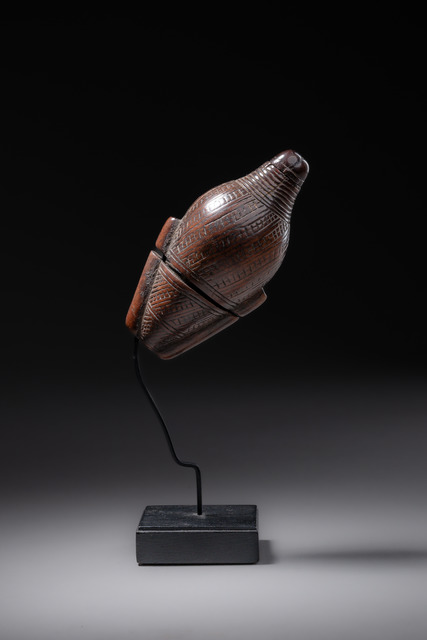 Behälter für Schießpulver, D. R. Kongo, Bakongo, Größe: H: 10 cm (H: 3.9 inch), ID: 3052443