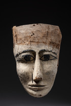 Sarcophagus mask, Late Period, ca. 700 - 300 BC, Egypt, Size: H: 26,5 cm (H: 10.4 inch), ID: 3052514 - 3/5
