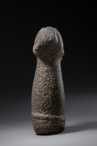 Pilon anthropomorphe, env. 7e - 15e siècle, Grandes Antilles, Taino, Taille: H: 24,5 cm (H: 9.6 inch), ID: 3052561 - 2/6