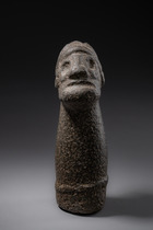 Pilon anthropomorphe, env. 7e - 15e siècle, Grandes Antilles, Taino, Taille: H: 24,5 cm (H: 9.6 inch), ID: 3052561 - 3/6