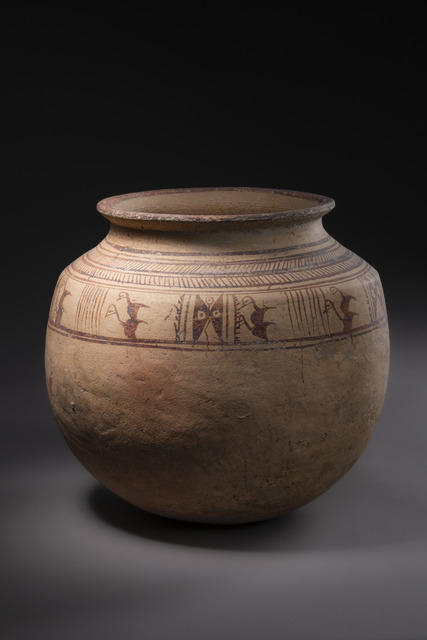 Récipient en céramique, Giyan III, vers le 10e - 9e siècle av. J.-C., Perse, Tepe Giyan, Taille: H: 24 cm D: 24 cm (H: 9.4 inch D: 9.4 inch), ID: 3052518