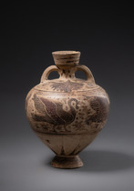 Amphoriskos, Mittlere Korinthische Zeit, ca. 600 v. Chr., Europa-Antiken, griechisch-korinthisch, Größe: H: 15,5 cm (H: 6.1 inch), ID: 3052521 - 2/6