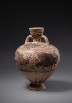 Amphoriskos, Mittlere Korinthische Zeit, ca. 600 v. Chr., Europa-Antiken, griechisch-korinthisch, Größe: H: 15,5 cm (H: 6.1 inch), ID: 3052521 - 3/6