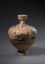 Amphoriskos, Mittlere Korinthische Zeit, ca. 600 v. Chr., Europa-Antiken, griechisch-korinthisch, Größe: H: 15,5 cm (H: 6.1 inch), ID: 3052521 - 4/6