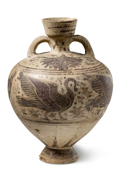 Amphoriskos, Période intermédiaire corinthienne, vers 600 av. J.-C., Europe antique, corinthien grec, Taille: H: 15,5 cm (H: 6.1 inch), ID: 3052521