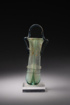 Unguentarium mit zwei Kammern, ca. 2. - 3. Jahrhundert n. Chr., Europa-Antiken, römisch, Größe: H: 11,5 cm 15 cm (with handle) (H: 4.5 inch 5.9 inch (with handle)), ID: 3052520 - 2/4