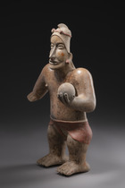 Joueur de balle debout, style Ameca-Etzatlán, Protoclassique, vers 100 av. J.-C. - 250 apr. J.-C., Mexique, Jalisco, Taille: H: 45,3 cm (H: 17.8 inch), ID: 3052452 - 3/6