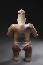 Joueur de balle debout, style Ameca-Etzatlán, Protoclassique, vers 100 av. J.-C. - 250 apr. J.-C., Mexique, Jalisco, Taille: H: 45,3 cm (H: 17.8 inch), ID: 3052452 - 5/6