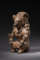 Figure de prêtre pour la cérémonie de la récolte du maïs, Équateur, Jama-Coaque, Taille: H: 29,5 cm (H: 11.6 inch), ID: 3052454 - 4/6