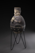 Anthropomorphe Urne, Späte Zwischenzeit, ca. 1000 - 1450 n. Chr., Peru, Chancay, Größe: H: 36,5 cm (H: 14.4 inch), ID: 3052457 - 4/6