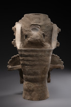 Figurale Urne, ca. 300 - 800 n. Chr., Mexiko, Zapoteken, Oaxaca, Monte Albán III, Größe: H: 45,5 cm (H: 17.9 inch), ID: 3052463 - 5/5