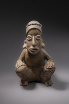 Homme bossu accroupi, env. 100 av. J.-C. – 250 apr. J.-C., Mexique, Jalisco, Taille: H: 20,5 cm (H: 8.1 inch), ID: 3052476 - 2/7