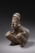 Homme bossu accroupi, env. 100 av. J.-C. – 250 apr. J.-C., Mexique, Jalisco, Taille: H: 20,5 cm (H: 8.1 inch), ID: 3052476 - 3/7