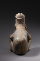 Homme bossu accroupi, env. 100 av. J.-C. – 250 apr. J.-C., Mexique, Jalisco, Taille: H: 20,5 cm (H: 8.1 inch), ID: 3052476 - 5/7