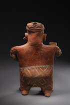 Standing female figure with cup, ca. 100 BC – 250 AD, Mexico, Nayarit, Size: H: 36,5 cm (H: 14.4 inch), ID: 3052477 - 5/6