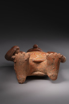 Standing female figure with cup, ca. 100 BC – 250 AD, Mexico, Nayarit, Size: H: 36,5 cm (H: 14.4 inch), ID: 3052477 - 6/6
