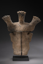 Stehende Priesterin, ca. 600 - 900 n. Chr., Mexiko, Golfküste, Veracruz, Größe: H: 33 cm (H: 13.0 inch), ID: 3052480 - 5/5