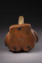 Steigbügelgefäß: Eulenpaar, ca. 400 - 600 n. Chr., Peru, Moche, Größe: H: 20 cm (H: 7.9 inch), ID: 3052483 - 6/6
