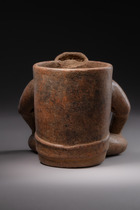 Figurale Urne, Späte Klassik, ca. 700 - 900 n. Chr., Guatemala, Maya, El Quiche, Größe: H: 15,5 cm (H: 6.1 inch), ID: 3052485 - 5/6