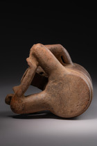 Figurale Urne, Späte Klassik, ca. 700 - 900 n. Chr., Guatemala, Maya, El Quiche, Größe: H: 15,5 cm (H: 6.1 inch), ID: 3052485 - 6/6