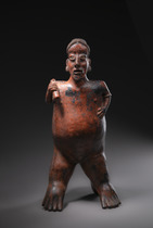 Standing male figure, ca. 200 BC – 300 AD, Mexico, Nayarit, Ixtlán del Río, Size: H: 65 cm (H: 25.6 inch), ID: 3052487 - 3/5