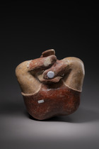 Seated warrior, Protoclassic Period, ca. 1st century BC – 3rd century AD, Mexico, Jalisco, Ameca, Size: H: 33 cm (H: 13.0 inch), ID: 3052486 - 7/7