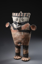 Figurenpaar "cuchimilco", ca. 1200 - 1400 n. Chr., Peru, Chancay, Größe: H: 47 cm & 49 cm (H: 18.5 inch & 19.3 inch), ID: 3052488 - 9/12