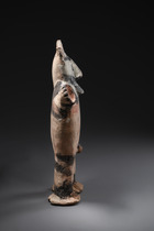 Figurenpaar "cuchimilco", ca. 1200 - 1400 n. Chr., Peru, Chancay, Größe: H: 47 cm & 49 cm (H: 18.5 inch & 19.3 inch), ID: 3052488 - 10/12