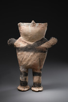 Figurenpaar "cuchimilco", ca. 1200 - 1400 n. Chr., Peru, Chancay, Größe: H: 47 cm & 49 cm (H: 18.5 inch & 19.3 inch), ID: 3052488 - 11/12