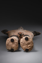 Figurenpaar "cuchimilco", ca. 1200 - 1400 n. Chr., Peru, Chancay, Größe: H: 47 cm & 49 cm (H: 18.5 inch & 19.3 inch), ID: 3052488 - 12/12