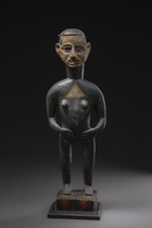 Rare standing figure, Cameroon Grassfields, Bafo, Size: H: 62 cm (H: 24.4 inch), ID: 3052515 - 3/6