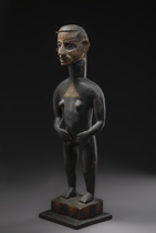 Rare standing figure, Cameroon Grassfields, Bafo, Size: H: 62 cm (H: 24.4 inch), ID: 3052515 - 5/6