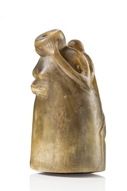 Figural snuff container, South Africa, Sotho, Size: H: 9,5 cm (H: 3.7 inch), ID: 3052467
