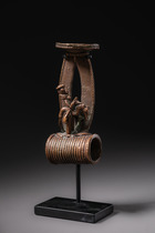 Snuff taker, Nigeria, Tiv, Size: H: 11 cm (H: 4.3 inch), ID: 3052720 - 2/5