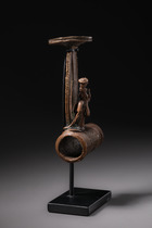 Snuff taker, Nigeria, Tiv, Size: H: 11 cm (H: 4.3 inch), ID: 3052720 - 3/5