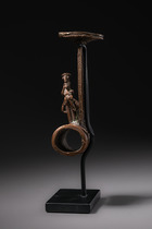 Snuff taker, Nigeria, Tiv, Size: H: 11 cm (H: 4.3 inch), ID: 3052720 - 4/5