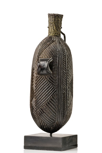 Snuff container, Zimbabwe, Shona, Size: H: 18 cm (H: 7.1 inch), ID: 3052472