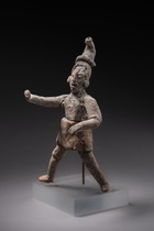 Figure debout en pose expansive, Classique tardif, env. 550 - 950 apr. J.-C., Mexique, Maya, Jaina, Taille: H: 19,7 cm (H: 7.8 inch), ID: 3052502 - 4/5
