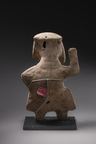 Lachende Figur "sonriente", ca. 600 - 800 n. Chr., Mexiko, Golfküste, Veracruz, Größe: H: 19 cm (H: 7.5 inch), ID: 3052501 - 2/5