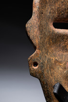 Masque en pierre, Période formative précoce à intermédiaire, environ entre 1200 av. J.-C. et 400 av. J.-C., Mexique, Olmèques, Taille: H: 20,5 cm (H: 8.1 inch), ID: 3052512 - 8/12