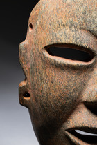 Masque en pierre, Période formative précoce à intermédiaire, environ entre 1200 av. J.-C. et 400 av. J.-C., Mexique, Olmèques, Taille: H: 20,5 cm (H: 8.1 inch), ID: 3052512 - 12/12