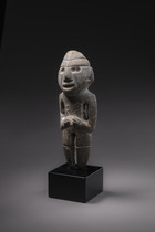 Idol, ca. 500 - 200 v. Chr., Mexiko, Guerrero, Mezcala / Chontal, Größe: H: 18,5 cm (H: 7.3 inch), ID: 3052516 - 2/5