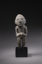 Idol, ca. 500 - 200 v. Chr., Mexiko, Guerrero, Mezcala / Chontal, Größe: H: 18,5 cm (H: 7.3 inch), ID: 3052516 - 3/5