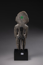 Idol, ca. 500 - 200 v. Chr., Mexiko, Guerrero, Mezcala / Chontal, Größe: H: 18,5 cm (H: 7.3 inch), ID: 3052516 - 5/5