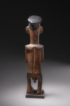 Standing male figure, D. R. Congo, Yanzi / Teke, Size: H: 29 cm (H: 11.4 inch), ID: 3052574 - 5/5