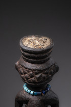 Power half figure "kakudji", D. R. Congo, Luba / Hemba / Kusu, Size: H: 31 cm (H: 12.2 inch), ID: 3052622 - 2/6