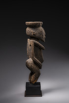 Standing female figure, Mali, Dogon, Size: H: 29 cm (H: 11.4 inch), ID: 3052625 - 5/5