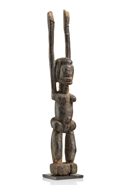 Figure avec les bras levés, Mali, Dogon, Taille: H: 29,5 cm (H: 11.6 inch), ID: 3052571