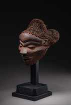 Anthropomorphic mask "mbuya", D. R. Congo, Pende, Size: H: 25 cm (H: 9.8 inch), ID: 3052572 - 2/5